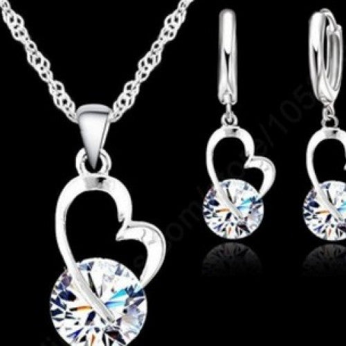 Necklace+ Dangle/Hoop Earrings Jewelry Sets