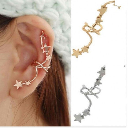 Cuff Earrings - Star Ear Bone Clip