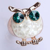 Metal Gold Shell Owl Ring for Women