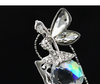 18K Gold Plated Austrian Crystal Angel Fairy Necklace